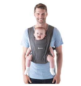 Embrace Cozy Newborn Carrier Heather Grey