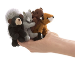 Folkmanis Mini Woodland Animals Finger Puppet Set