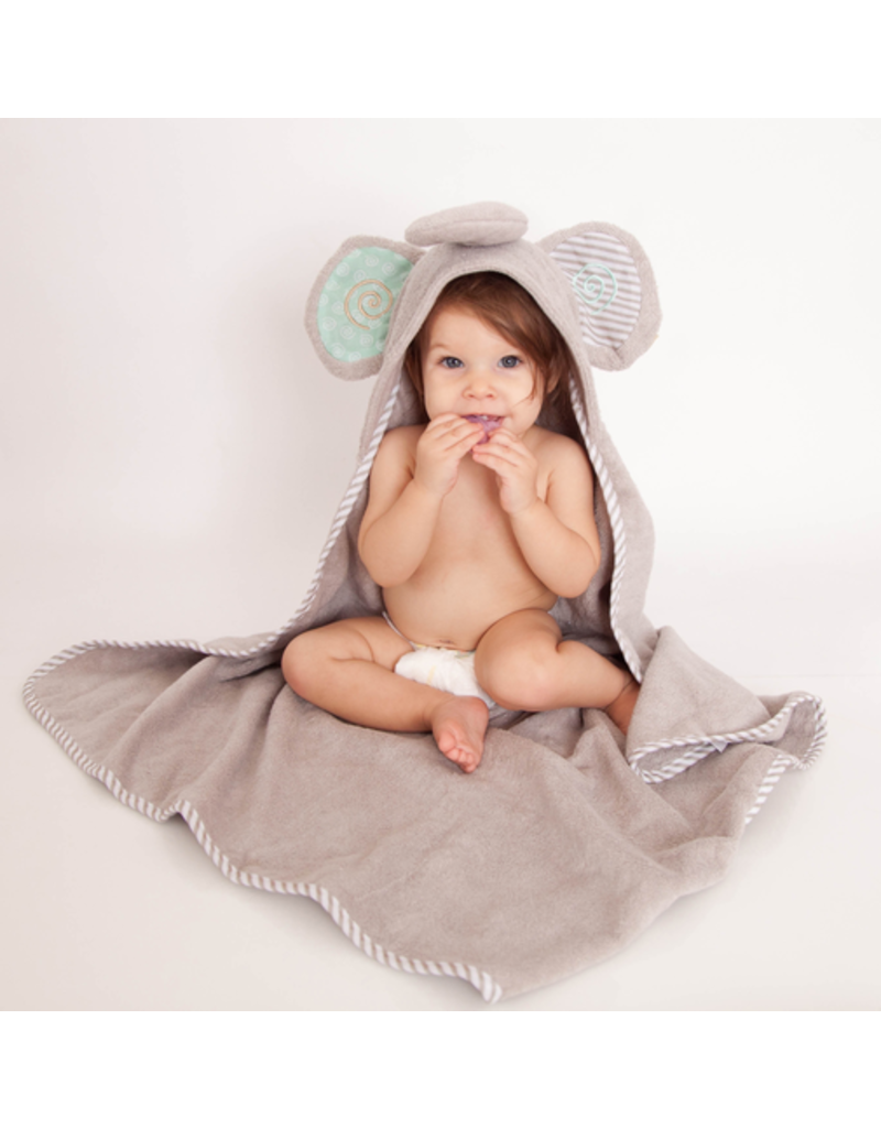 Zoocchini Baby Elle the Elephant Hooded Towel
