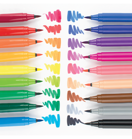 Ooly Big Bright Brush Markers - 18