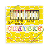 Ooly Brilliant Bee Crayons - 24