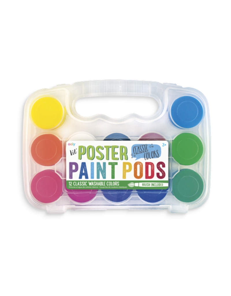 Ooly Lil Poster Paint Pods - 12