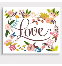 Floral Love Art Print 5”x7”