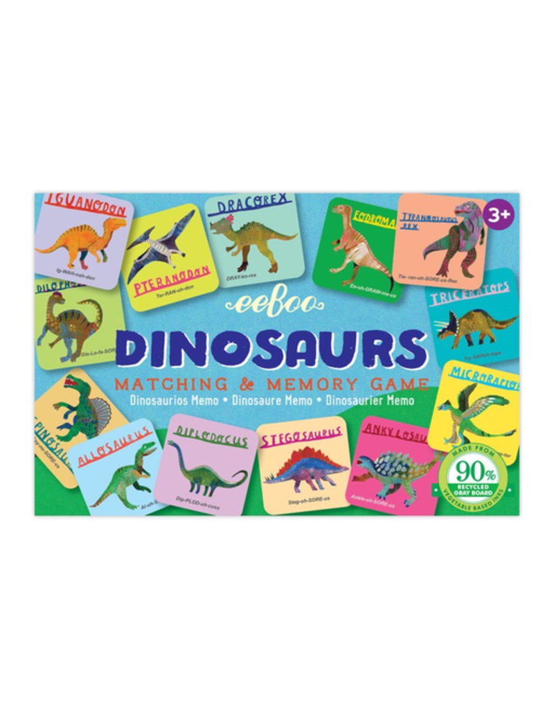 Eeboo Dinosaurs Little Matching Game