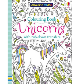 Usborne Colouring Book Unicorns With Rub-Down Transfers