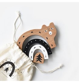 Wee Gallery Bamboo Nesting Animals - Bear