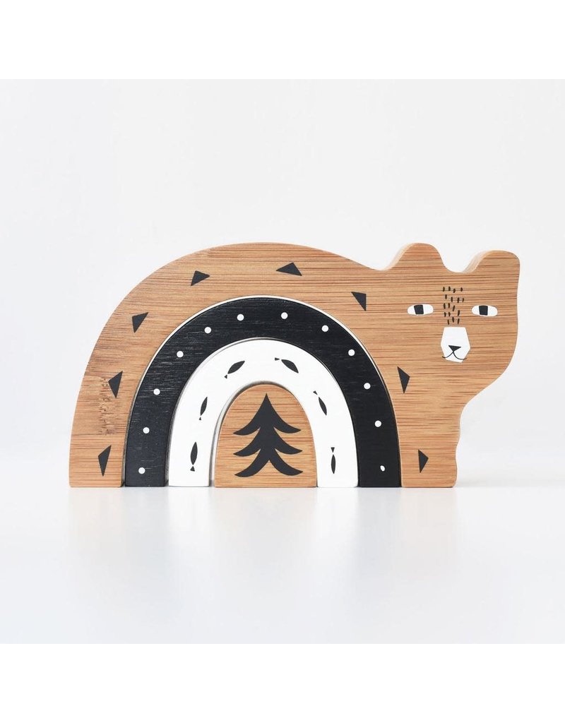 Wee Gallery Bamboo Nesting Animals - Bear