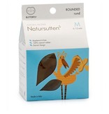 Natursutten Butterfly Round Soother, natural, M (6-12m)