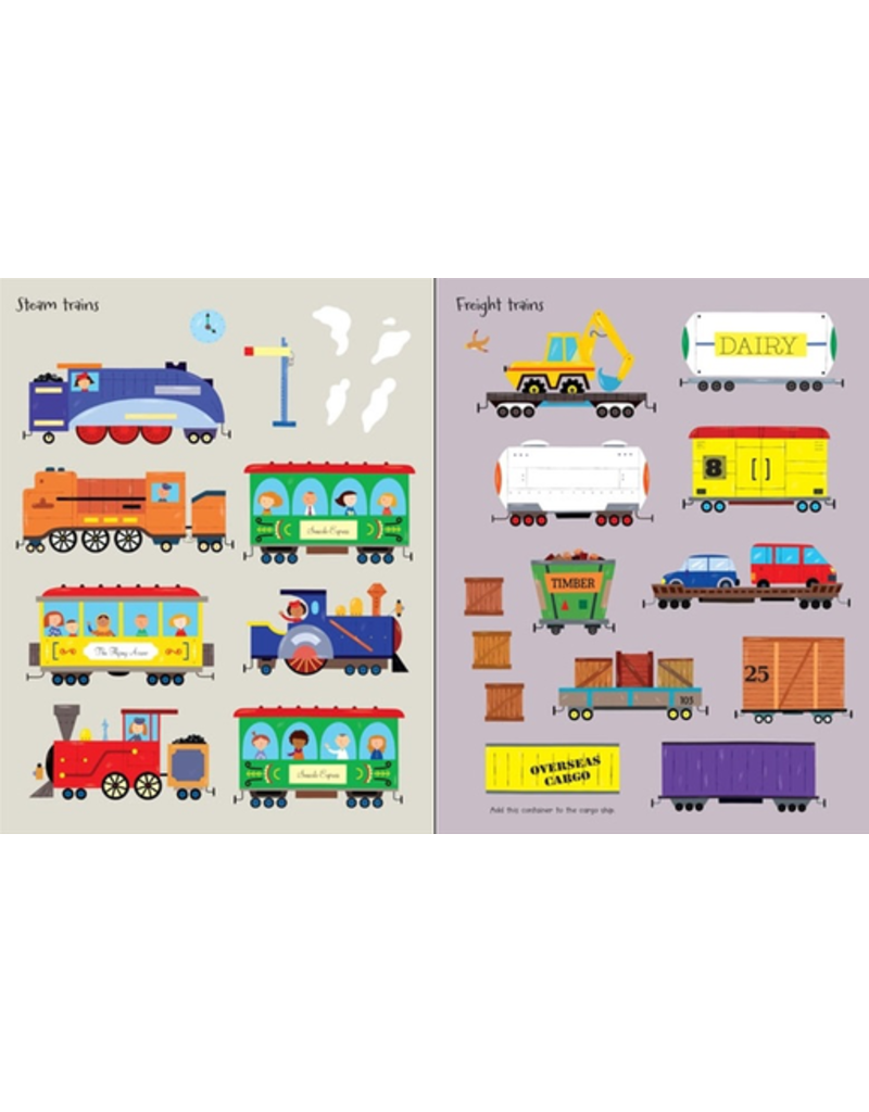 Usborne First Sticker Book: Trains