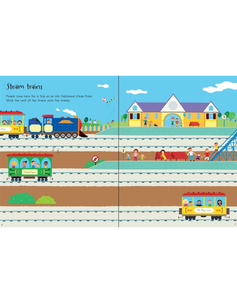 Usborne First Sticker Book: Trains