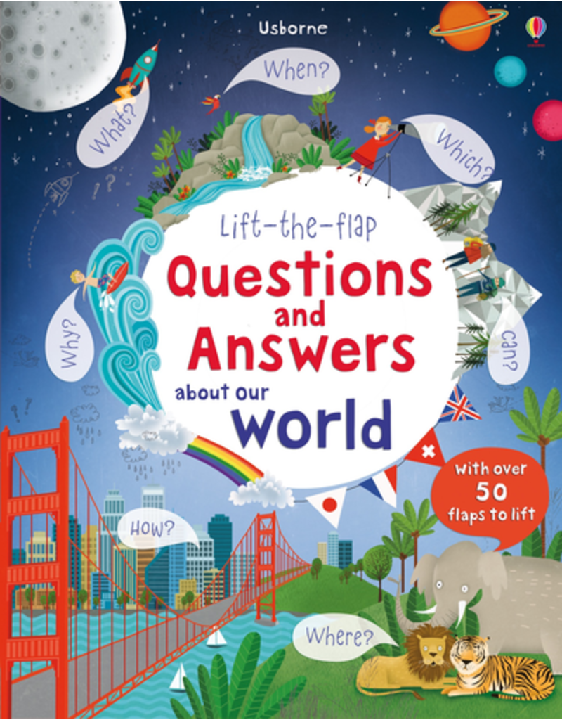 Usborne Lift-the-Flap Questions & Answers about Our World