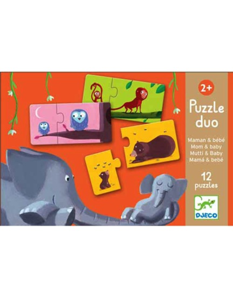 Djeco Puzzle Duo Mom And Baby