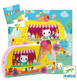Djeco Silhouette Puzzle - The Ice Cream Truck 16 pcs