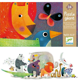Djeco Giant puzzle - Animal Parade 36 pcs