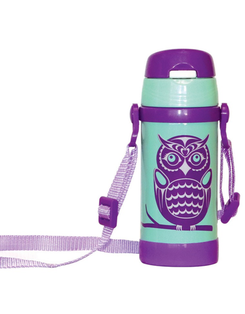 Native Northwest Owls Insulated Water Bottle