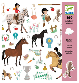 Djeco Stickers - Horses