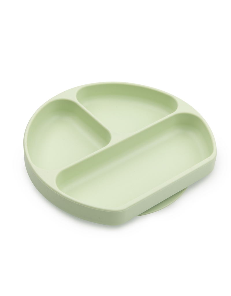 Bumkins Silicone Grip Dish, Sage