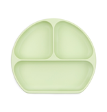 Bumkins Silicone Grip Dish, Sage