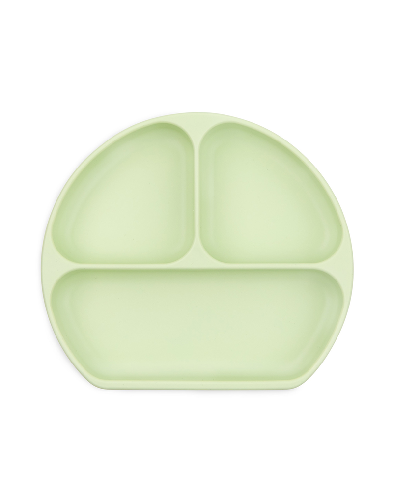 Bumkins Silicone Grip Dish, Sage