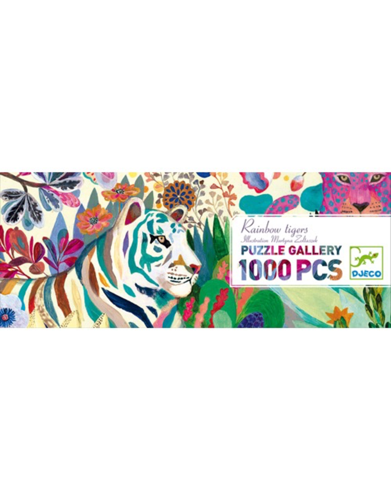 Djeco Puzzle Gallery - Rainbow Tigers