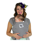 Beluga Baby Beluga Baby Bamboo Wrap - The Lori (Charcoal Stripe)