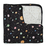 Loulou Lollipop Plush Bamboo Quilt - Planets