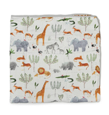 Loulou Lollipop Plush Bamboo Quilt - Safari Jungle