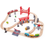 Hape Toys Busy City Rail Set