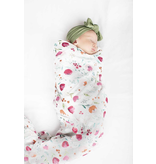 Loulou Lollipop Rosey Bloom Bamboo Swaddle