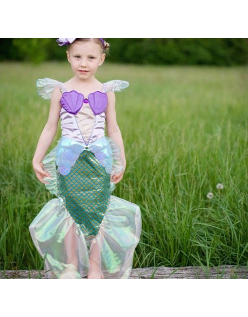 Great Pretenders Mermaid Dress, Blue/Lilac Medium