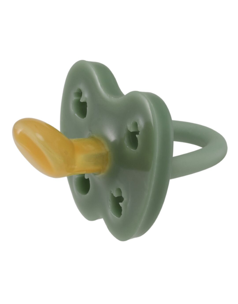 Hevea Natural Rubber Pacifier 3m+ - Moss Green  (Orthodontic)