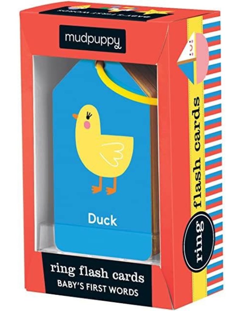 Mudpuppy Flash Cards - Baby's First Words, 12m+