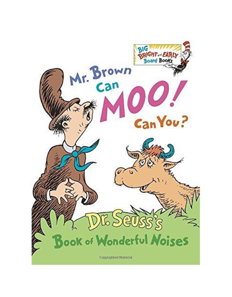 Random House Dr. Seuss Mr. Brown Can Moo! (Board Book)