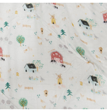 Loulou Lollipop Farm Animals Bamboo Swaddle