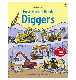 Usborne First Sticker Book: Diggers