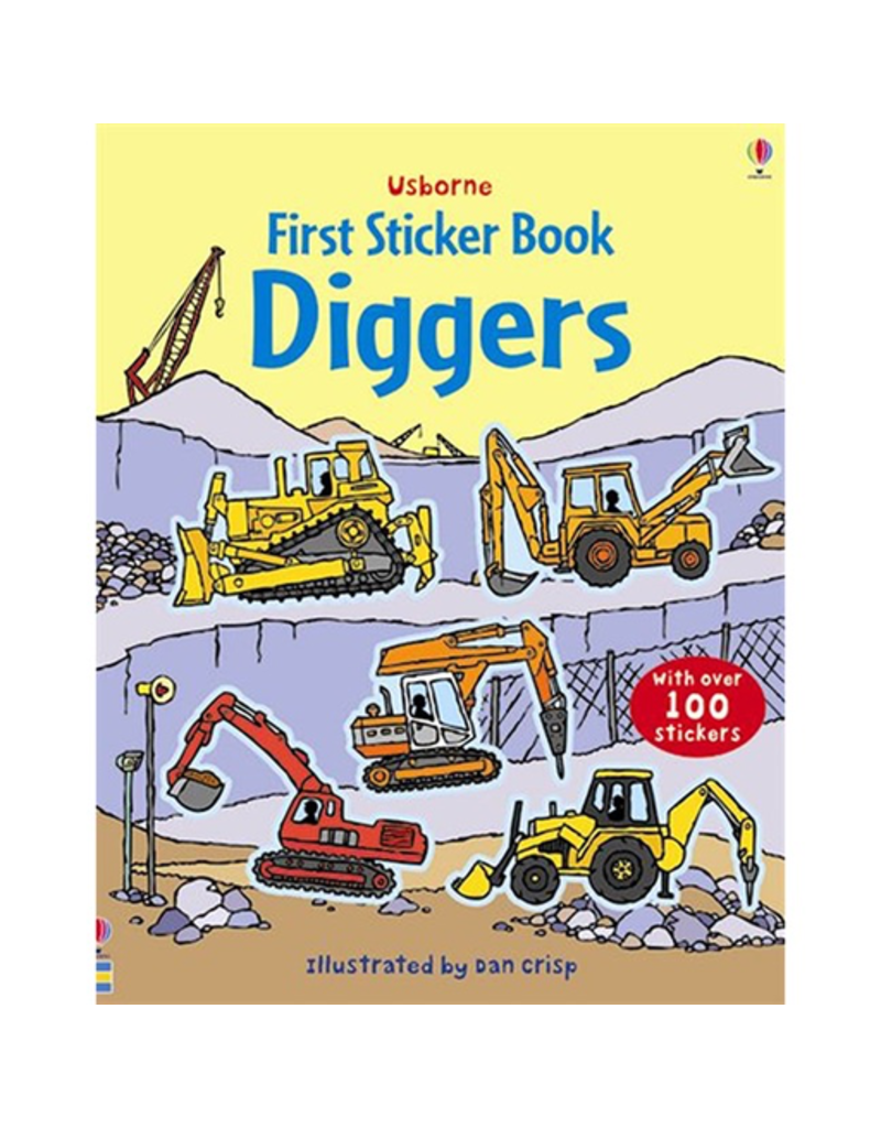 Usborne First Sticker Book: Diggers