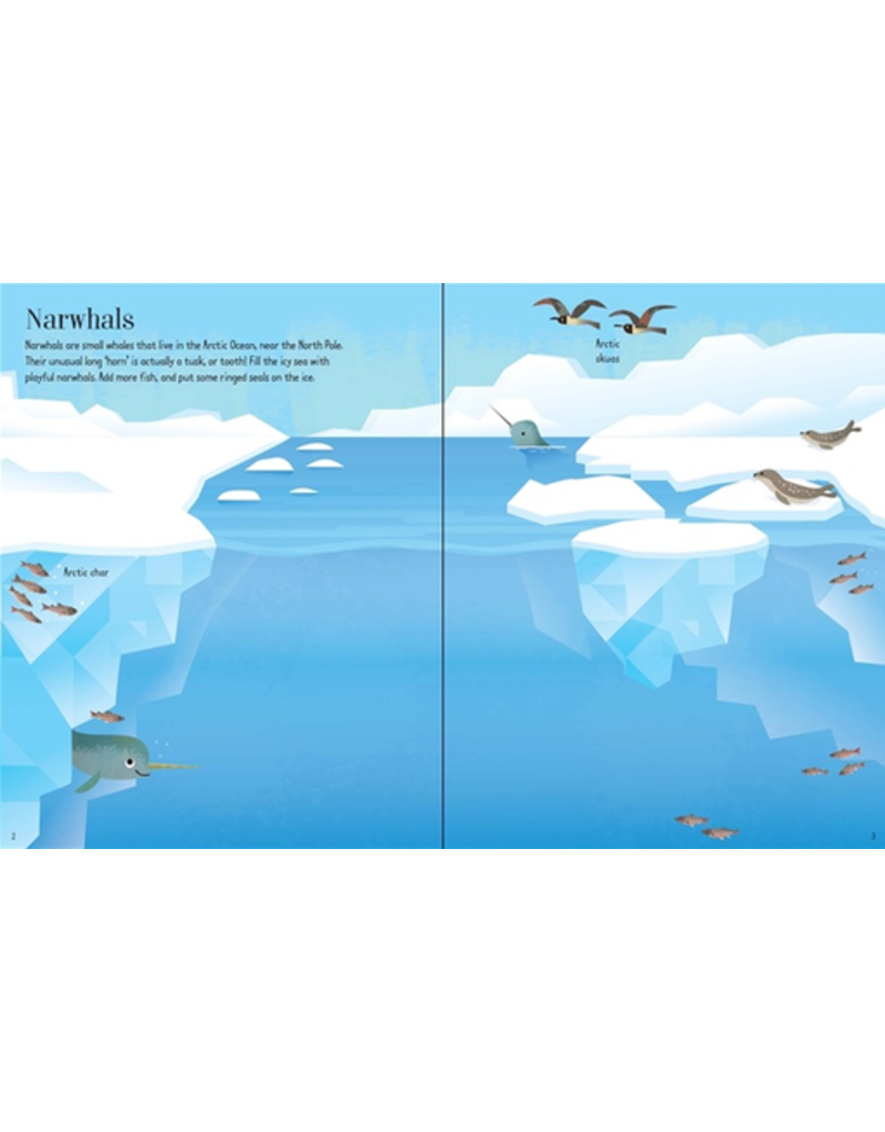 Usborne First Sticker Book Narwhals