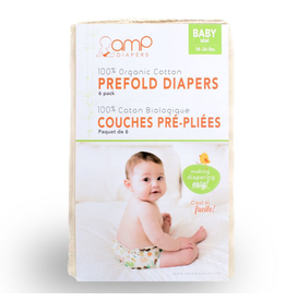 AMP Diapers AMP Baby Organic Cotton Prefolds