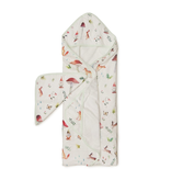 Loulou Lollipop Woodland Gnome Hooded Towel & Cloth