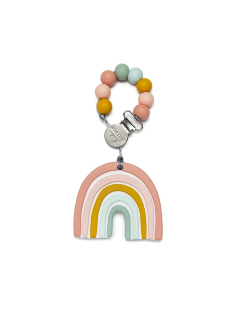 Loulou Lollipop Silicone Rainbow Teether