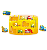 Hape Toys Construction Site Peg Puzzle