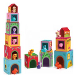 Djeco Topanifarm Stacking Cubes & Animals