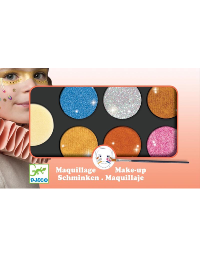 Djeco Body Paint - 6 Colours - Metallic