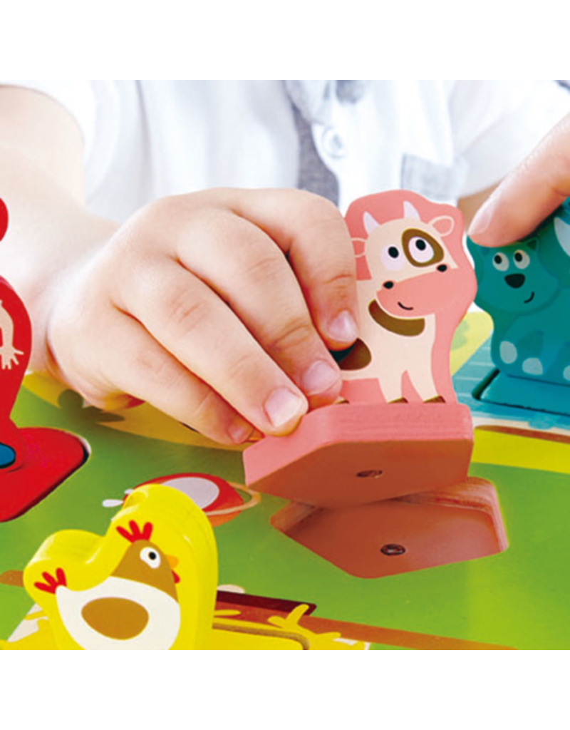 Hape Toys Farmyard Sound Puzzle