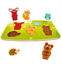Hape Toys Forest Animal Tactile Puzzle