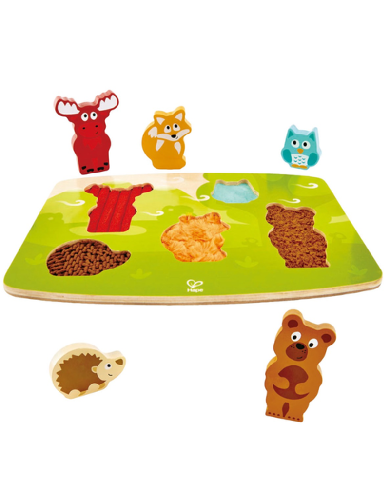 Hape Toys Forest Animal Tactile Puzzle