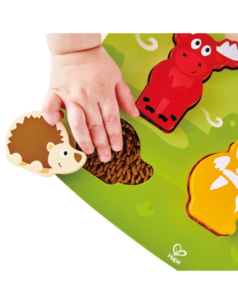 Hape Toys Forest Animal Tactile Puzzle