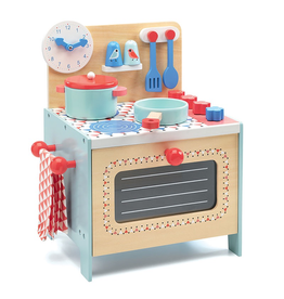 Djeco Play Kitchen - Blue Cooker