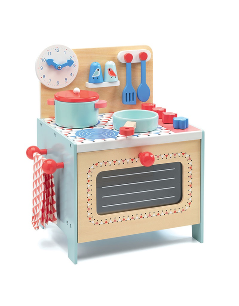 Djeco Play Kitchen - Blue Cooker