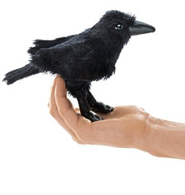 Folkmanis Finger Puppet - Raven